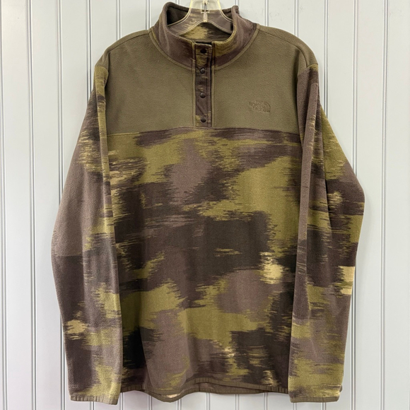 The North Face Tops - The North Face Fleece Pullover XL Green